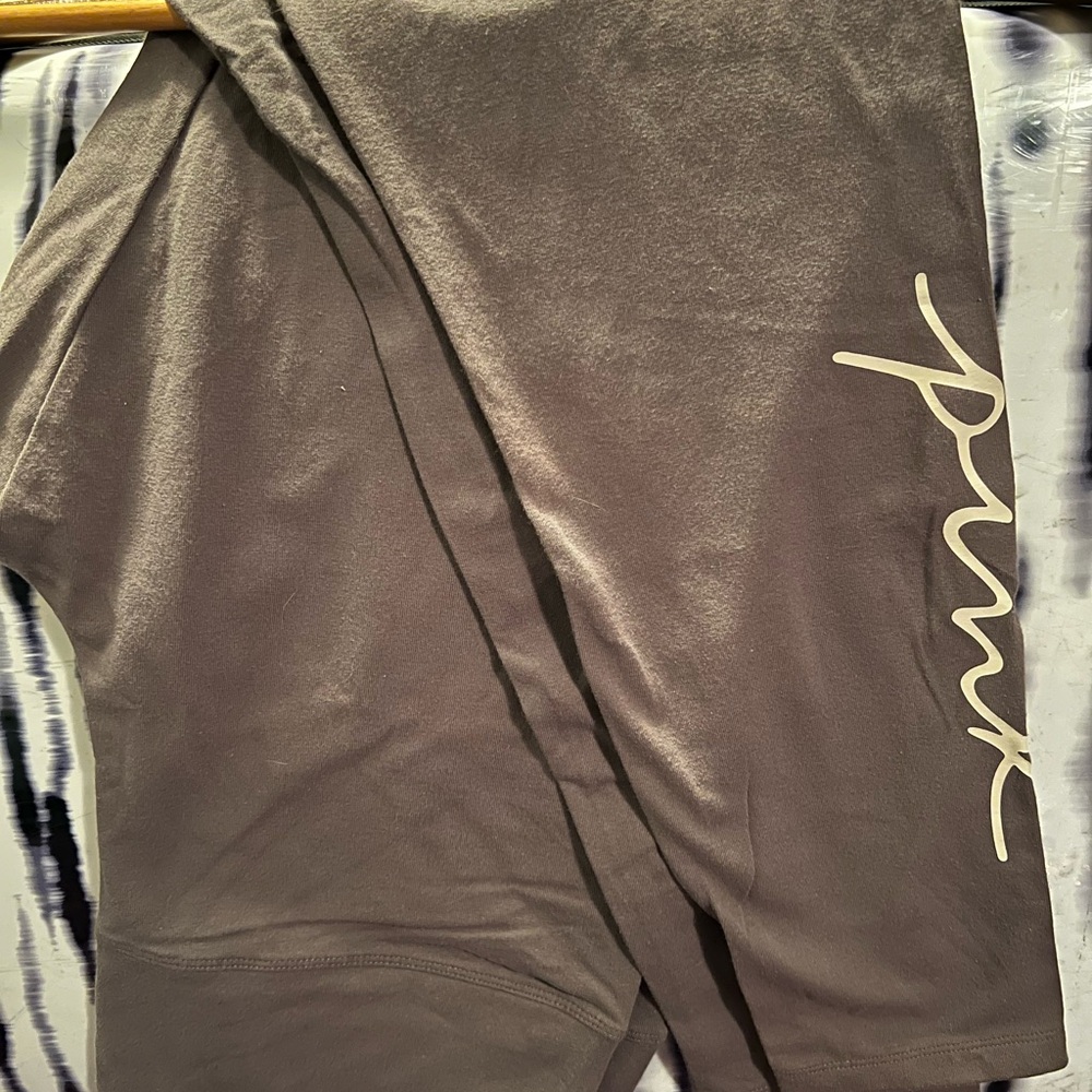 PINK Victoria's Secret Charcoal Leggings